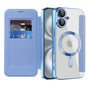 Husa pentru iPhone 16 Plus, Techsuit SmartMag Book Case, bleu
