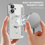 Husa pentru iPhone 16 Plus, Techsuit SmartMag Book Case, albastru