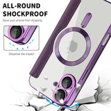 Husa pentru iPhone 16 Plus, Techsuit SmartMag Book Case, albastru