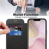 Husa pentru iPhone 16e, Techsuit SmartMag Book Case, albastru