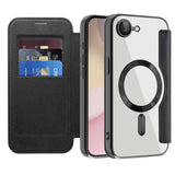 Husa pentru iPhone 16e, Techsuit SmartMag Book Case, albastru