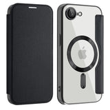 Husa pentru iPhone 16e, Techsuit SmartMag Book Case, albastru