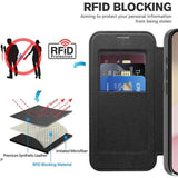 Husa pentru iPhone 16e, Techsuit SmartMag Book Case, albastru