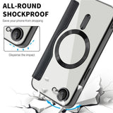 Husa pentru iPhone 16e, Techsuit SmartMag Book Case, albastru