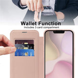 Husa pentru iPhone 16e, Techsuit SmartMag Book Case, albastru