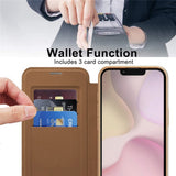 Husa pentru iPhone 16e, Techsuit SmartMag Book Case, albastru