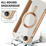 Husa pentru iPhone 16e, Techsuit SmartMag Book Case, albastru