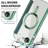 Husa pentru iPhone 16e, Techsuit SmartMag Book Case, albastru