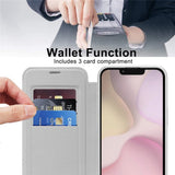 Husa pentru iPhone 16e, Techsuit SmartMag Book Case, albastru
