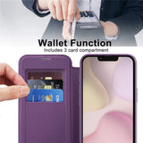 Husa pentru iPhone 16e, Techsuit SmartMag Book Case, albastru