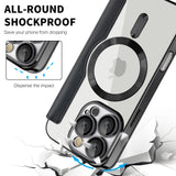 Husa pentru iPhone 16 Pro, Techsuit SmartMag Book Case, albastru