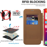 Husa pentru iPhone 16 Pro, Techsuit SmartMag Book Case, albastru