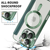 Husa pentru iPhone 16 Pro, Techsuit SmartMag Book Case, albastru