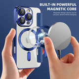 Husa pentru iPhone 16 Pro, Techsuit SmartMag Book Case, albastru