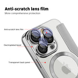 Husa pentru iPhone 16 Pro, Techsuit SmartMag Book Case, albastru
