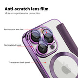 Husa pentru iPhone 16 Pro, Techsuit SmartMag Book Case, albastru