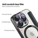 Husa pentru iPhone 16 Pro Max, Techsuit SmartMag Book Case, albastru