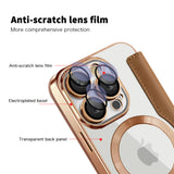 Husa pentru iPhone 16 Pro Max, Techsuit SmartMag Book Case, albastru