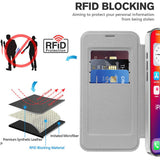 Husa pentru iPhone 16 Pro Max, Techsuit SmartMag Book Case, albastru