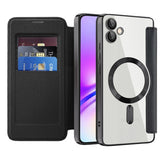 Husa pentru Samsung Galaxy A05, Techsuit SmartMag Book Case, albastru