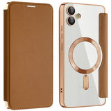 Husa pentru Samsung Galaxy A05, Techsuit SmartMag Book Case, albastru