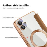 Husa pentru Samsung Galaxy A05, Techsuit SmartMag Book Case, albastru