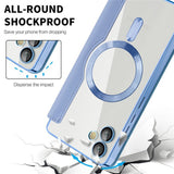 Husa pentru Samsung Galaxy A05, Techsuit SmartMag Book Case, bleu