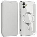Husa pentru Samsung Galaxy A05, Techsuit SmartMag Book Case, albastru