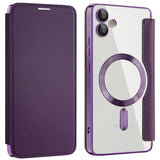 Husa pentru Samsung Galaxy A05, Techsuit SmartMag Book Case, albastru