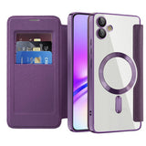 Husa pentru Samsung Galaxy A05, Techsuit SmartMag Book Case, albastru