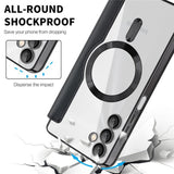 Husa pentru Samsung Galaxy A05s, Techsuit SmartMag Book Case, albastru