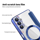 Husa pentru Samsung Galaxy A05s, Techsuit SmartMag Book Case, albastru
