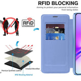 Husa pentru Samsung Galaxy A05s, Techsuit SmartMag Book Case, bleu