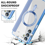 Husa pentru Samsung Galaxy A05s, Techsuit SmartMag Book Case, bleu