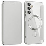 Husa pentru Samsung Galaxy A05s, Techsuit SmartMag Book Case, albastru