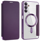 Husa pentru Samsung Galaxy A05s, Techsuit SmartMag Book Case, albastru