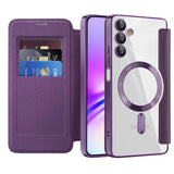 Husa pentru Samsung Galaxy A05s, Techsuit SmartMag Book Case, albastru