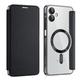 Husa pentru Samsung Galaxy A06 4G, Techsuit SmartMag Book Case, albastru