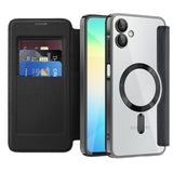 Husa pentru Samsung Galaxy A06 4G, Techsuit SmartMag Book Case, albastru