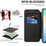 Husa pentru Samsung Galaxy A06 4G, Techsuit SmartMag Book Case, albastru