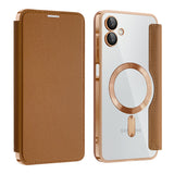 Husa pentru Samsung Galaxy A06 4G, Techsuit SmartMag Book Case, albastru