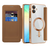 Husa pentru Samsung Galaxy A06 4G, Techsuit SmartMag Book Case, albastru