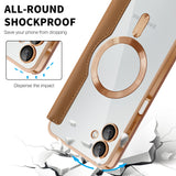 Husa pentru Samsung Galaxy A06 4G, Techsuit SmartMag Book Case, albastru