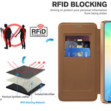 Husa pentru Samsung Galaxy A06 4G, Techsuit SmartMag Book Case, albastru