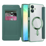 Husa pentru Samsung Galaxy A06 4G, Techsuit SmartMag Book Case, albastru