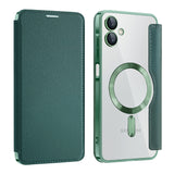 Husa pentru Samsung Galaxy A06 4G, Techsuit SmartMag Book Case, albastru