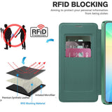 Husa pentru Samsung Galaxy A06 4G, Techsuit SmartMag Book Case, albastru