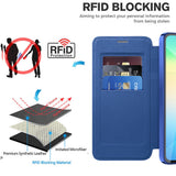 Husa pentru Samsung Galaxy A06 4G, Techsuit SmartMag Book Case, albastru