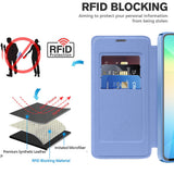 Husa pentru Samsung Galaxy A06 4G, Techsuit SmartMag Book Case, bleu