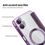 Husa pentru Samsung Galaxy A06 4G, Techsuit SmartMag Book Case, mov